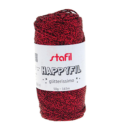 108087-04 - Stafil - HappyFil extra glitter, Red - HappyFil glitter 108087-04 - Stafil - HappyFil extra glitter, Red - HappyFil glitter