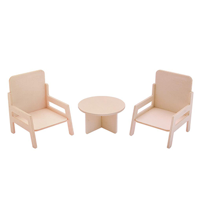 8604-071 - Stafil - Set Salon, Table & 2 Fauteuils - 