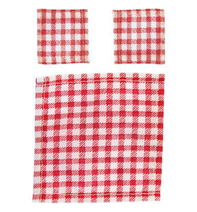 3413-021 - Stafil - Kitchen red/white set - 