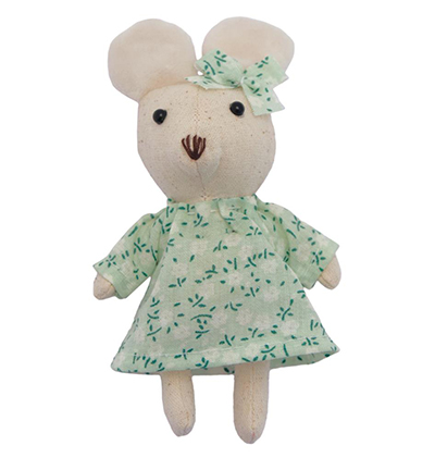 3412-02 - Stafil - Green Girl Mouse - 