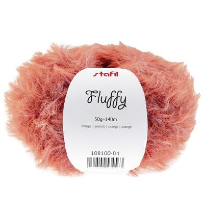 108100-04 - Stafil - Fluffy yarn, Orange - 