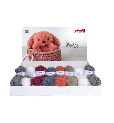 9996-89 - Stafil - Display Fluffy yarn - 