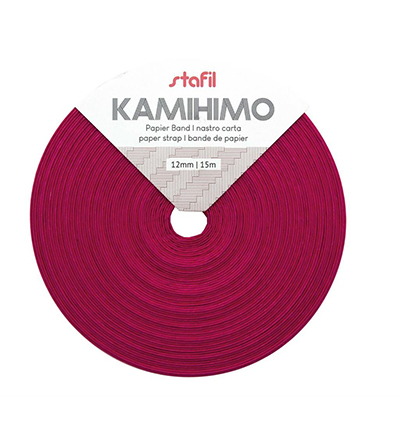 119610-09 - Stafil - Pink - Kamihimo Band 119610-09 - Stafil - Pink - Kamihimo Band