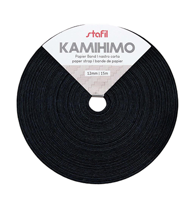 119610-10 - Stafil - Black - Kamihimo Band