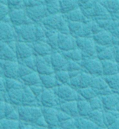 240056-080 - Stafil - Tissu en similicuir, Turquoise - Similicuir, uni