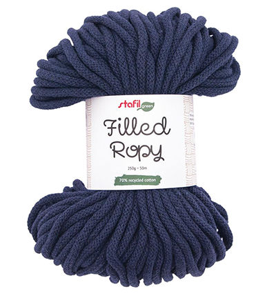 108082-22 - Stafil - Filled Ropy, Navy blue - 