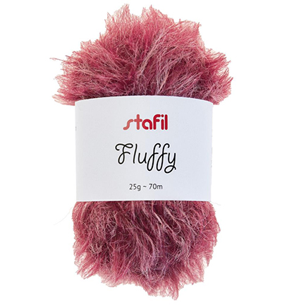 108101-05 - Stafil - Fluffy yarn, Red - 