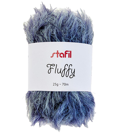 108101-06 - Stafil - Fluffy yarn, Blue - 