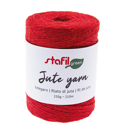 7981-03 - Stafil - Jute yarn, Red - Jute Yarn