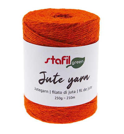 7981-04 - Stafil - Jute yarn, Orange - Jute Yarn