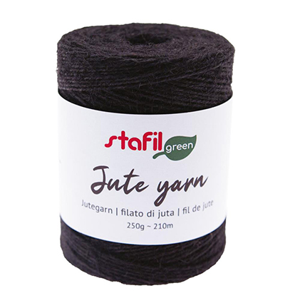7981-07 - Stafil - Jute yarn, Black - Jute Yarn