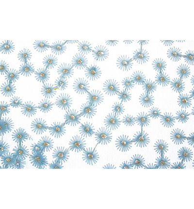 240166-04 - Stafil - Lace Daisy, Light Blue - Lace Daisy