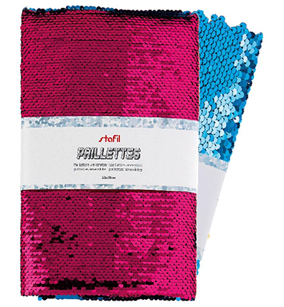 240140-05 - Stafil - Reversible Sequins, Pink/light blue - Reversible Sequins