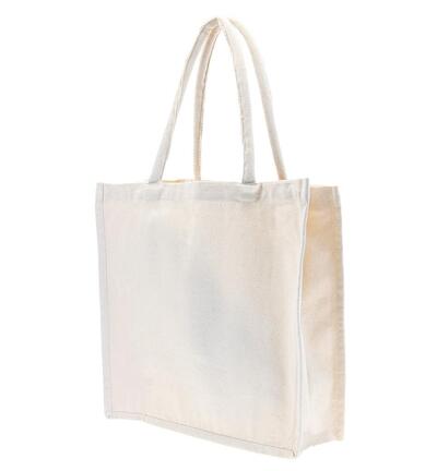 989-76 - Stafil - Ecru tas katoen met hengsel - 