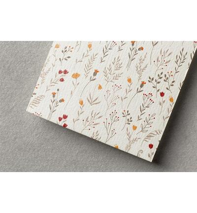 250714-293 - Stafil - Felt Flowers, Cream/brown - 