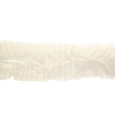 250089-02 - Stafil - Tulle trim, Cream - 