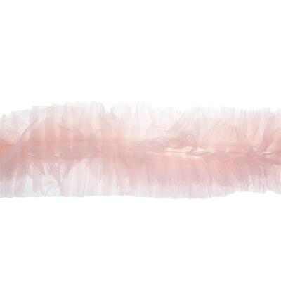 250089-03 - Stafil - Tulle trim, Pink - 