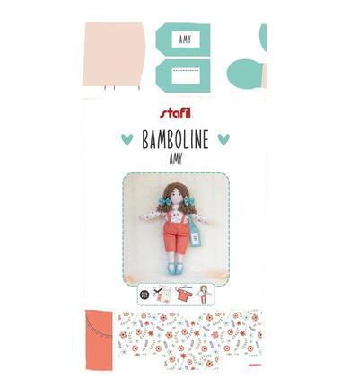 4440-01 - Stafil - Bamboline fabric doll, Amy - 
