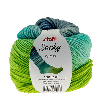 108102-08 - Stafil - Socky, Green / turquoise / blue - 