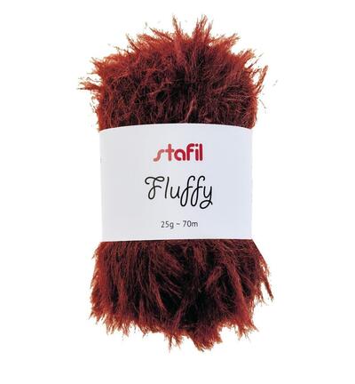108101-10 - Stafil - Fluffy yarn, Mahogany - 