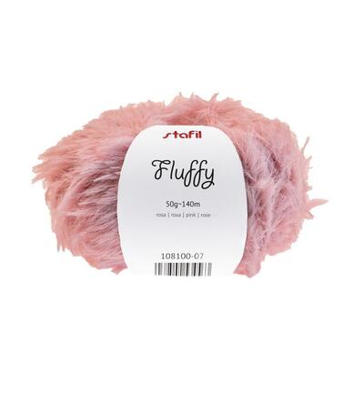 108100-07 - Stafil - Fluffy yarn, Pink - 