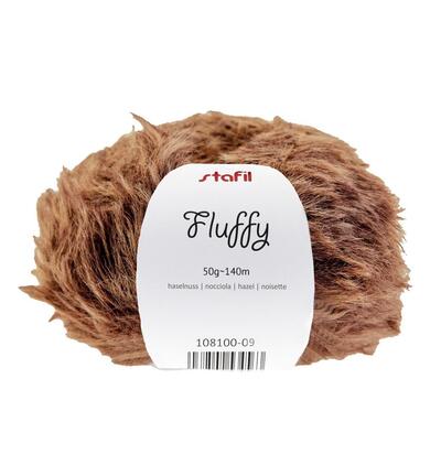 108100-09 - Stafil - Fluffy yarn, Hazel - 