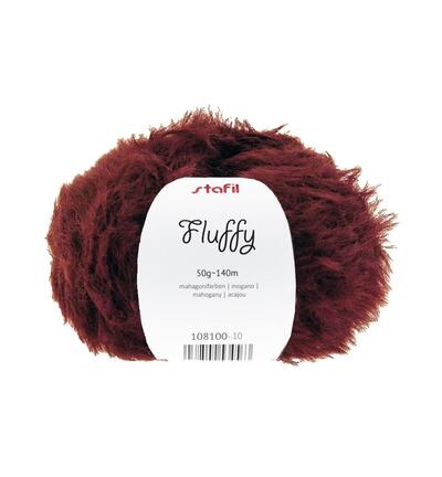 108100-10 - Stafil - Fluffy yarn, Mahogay - 