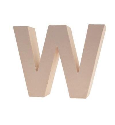 9693-W - Stafil - Cardboard Letter W - 