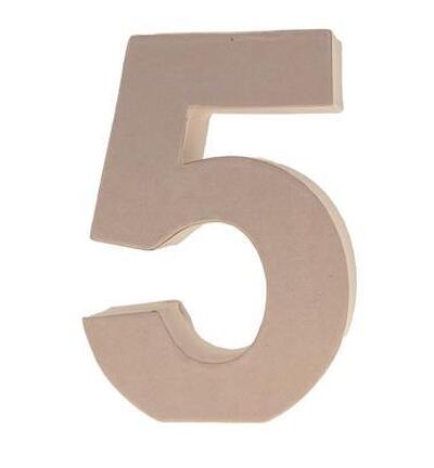 9693-5 - Stafil - Cardboard Number 5 - 9693-5 - Stafil - Cardboard Number 5 -