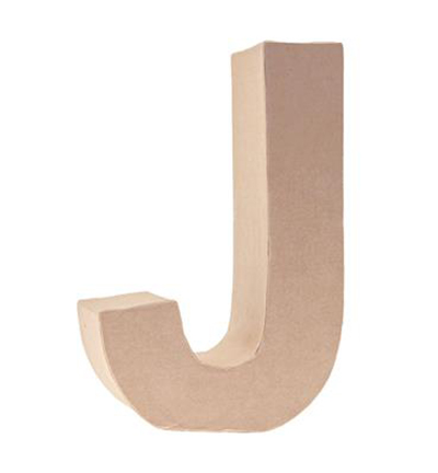 9694-J - Stafil - Cardboard Letter J - 