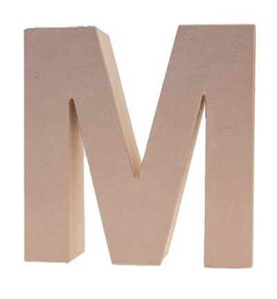 9694-M - Stafil - Cardboard Letter M - 