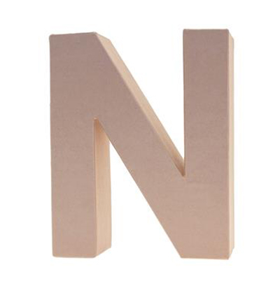 9694-N - Stafil - Cardboard Letter N - 