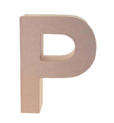 9694-P - Stafil - Cardboard Letter P - 