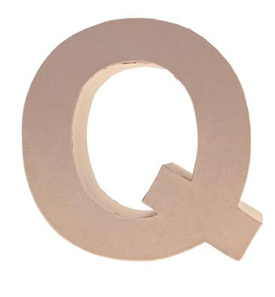 9694-Q - Stafil - Cardboard Letter Q - 