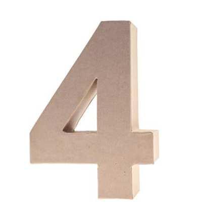 9694-4 - Stafil - Cardboard Number 4 - 