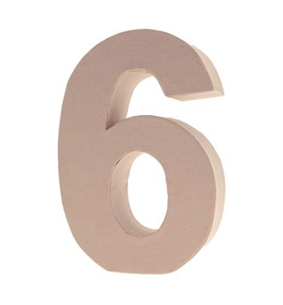 9694-6 - Stafil - Cardboard Number 6 - 