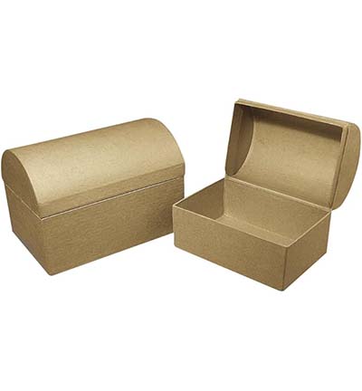 9699-05 - Stafil - Treasure box cardboard 18x12x12,5 cm kraft - Boîtes