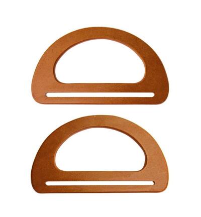 335804-01 - Stafil - Wooden Bag handles, naturel - 