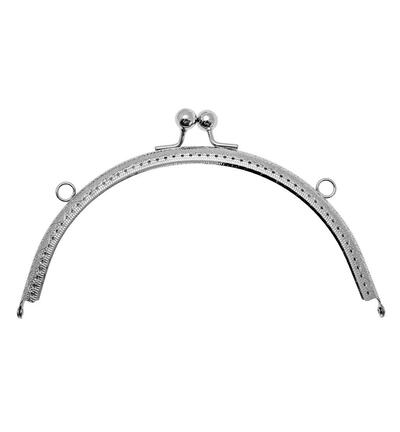 335771-01 - Stafil - Clutch closure for bags, Laura silver - 