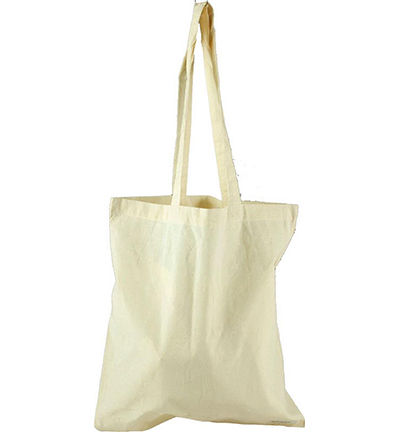 989-10 - Stafil - Sac en coton écru avec anses longues - 