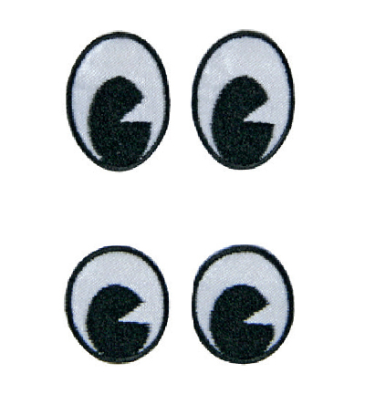 7430-411 - Stafil - Fabric eyes, 20x30mm - Yeux en tissu