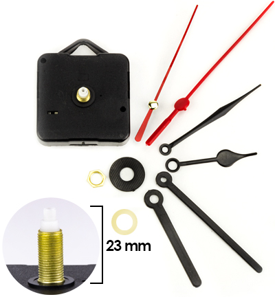 760-11 - Stafil - Mécanisme + 2 sets aiguilles - Horloge complète