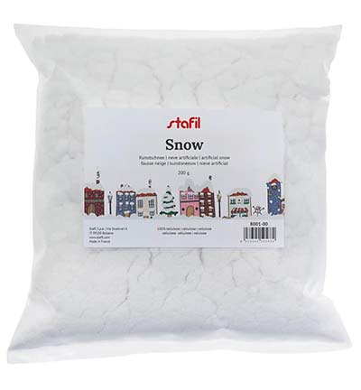 8001-00 - Stafil - Artificial Snow 200gr, white - Neige