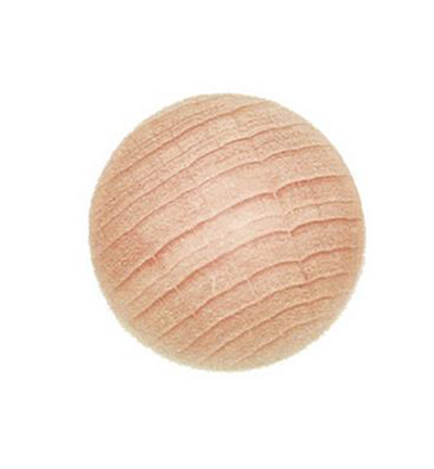 866-02 - Stafil - Wooden Rough ball without hole, ø 15mm - 