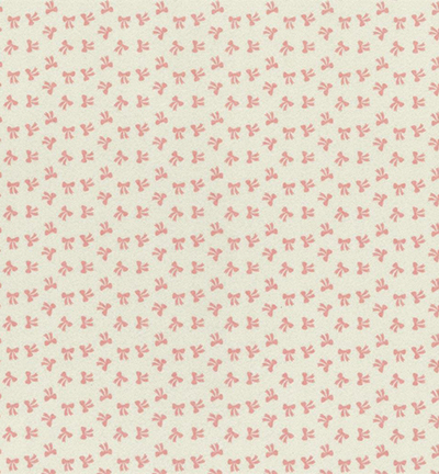 250713-251 - Stafil - Felt Bow, Offwhite/light pink - 