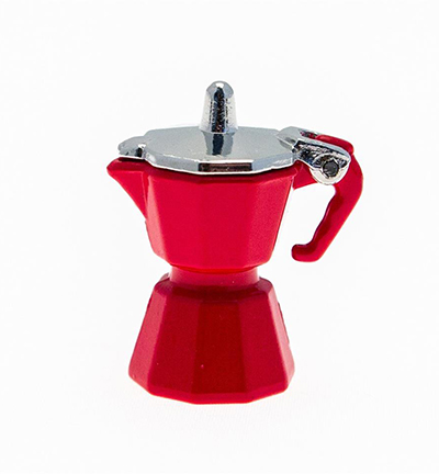 3396-38 - Stafil - Moka coffe maker red - 