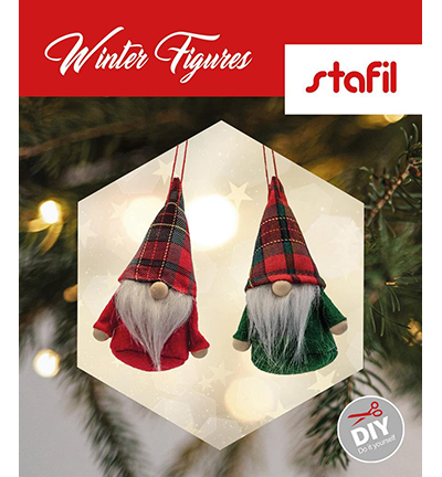 4013-021 - Stafil - DIY kit figures to hang, Gnome - DIY kit figures