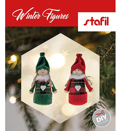 4013-031 - Stafil - DIY kit figures to hang, Girl - DIY kit figures