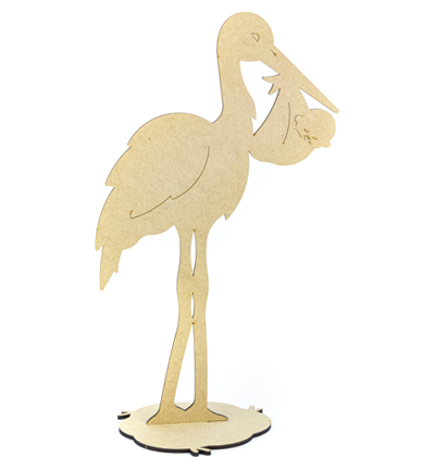 8602-39 - Stafil - MDF Cigogne ,Bébé - 