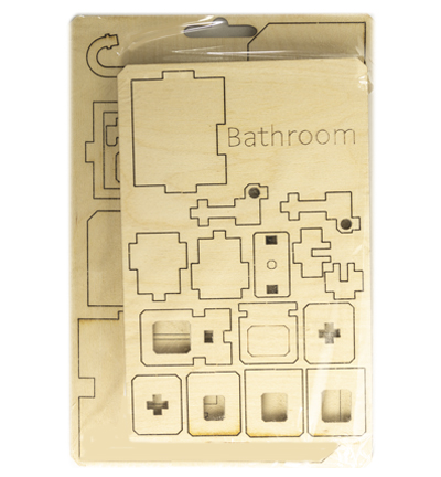 8603-16 - Stafil - Puzzle en bois 3D Salle de bain - 